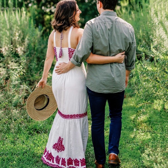 Anthropologie Manuela Embroidered Maxi Dress - Picture 15 of 16